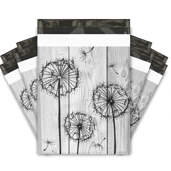 Dandelion Designer Poly Mailer’s 10x13 Pack of 25 - Picture 3 of 4